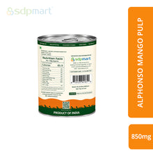 Load image into Gallery viewer, SDPMart Aseptic AlPhonoso Mango Pulp 850 Grams