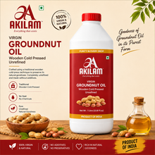 Load image into Gallery viewer, AKM Premium Virgin Groundnut Oil 1 Liter

