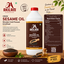Load image into Gallery viewer, AKM Premium Virgin Sesame Oil 1 Liter
