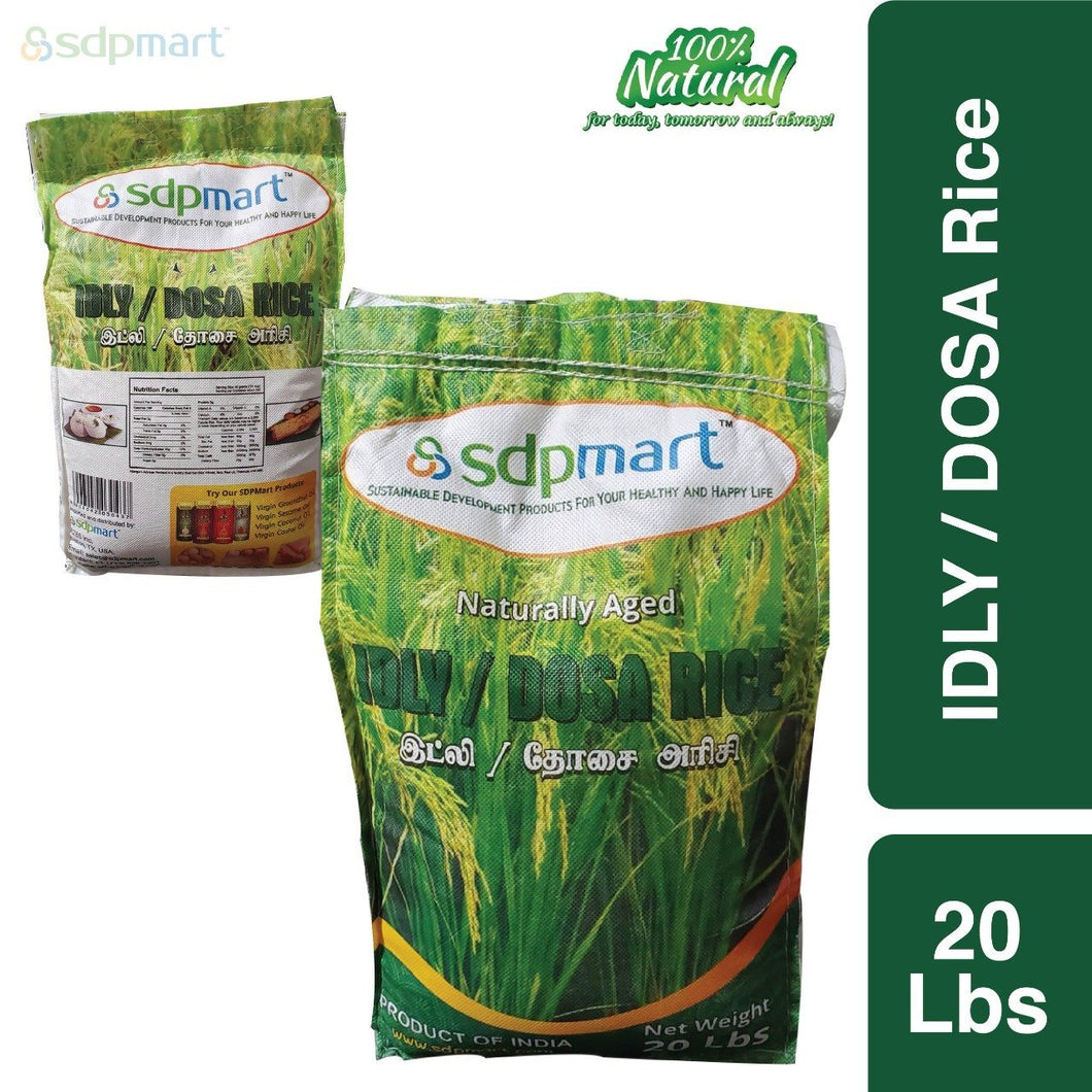 SDPMart Premium Idly Rice - 20 Lbs
