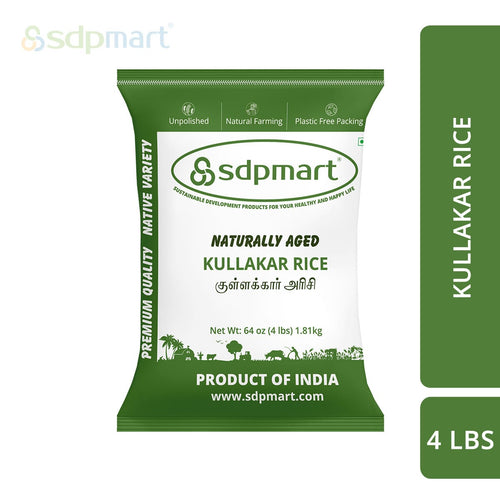 SDPMart's Premium Kullakar Rice - 4lbs - SDPMart